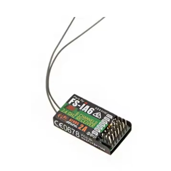 Original Flysky FS-IA6b 2.4G 6-Channel Remote Control Plastic DIY RC Airplane Flysky Fs I6 Radio Systems Type Parts